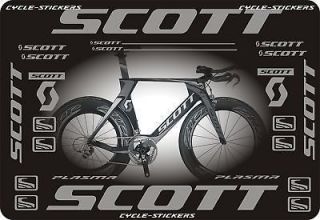 scott bikes 2011 PLASMA full sticker kit