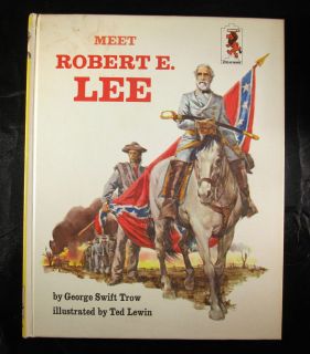 Meet Robert E. Lee Step Up Book 1969 Hard Cover B