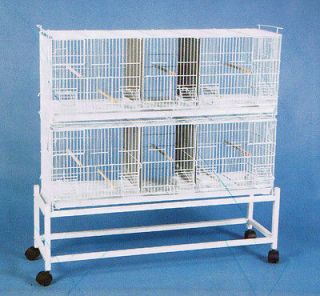   Stackable Breeding Bird Finch Canary Breeder Cages w/Stand #2454S