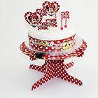 Minnie Mouse Red Polka Dot Party Cake Decoration Kit & Candles