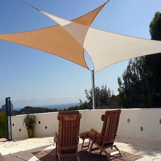 New Sun Shade Sun Sail Cover Canopy Triangle Square for outdoor patio 