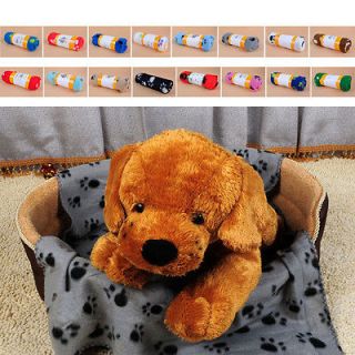 hot sell Soft Warm Towel Paw Prints Pet Puppy Dog Cat cute Blanket 