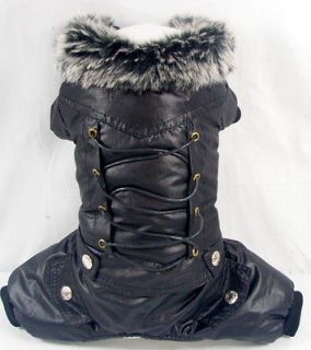 Black leatherette jacket Cool Look costume dog clothes Chihuahua