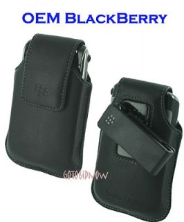 NEW OEM BLACKBERRY TORCH 9810 9800 PHONE LEATHER CASE CARRY POUCH 