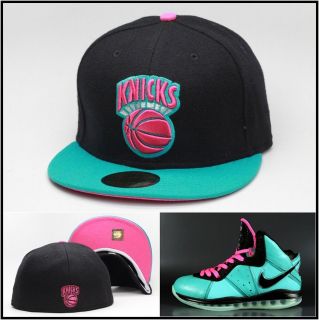   New York Knicks Custom Fitted Hat Designed For Lebron 8 South Beach