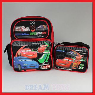 Disney Cars 2 McQueen WPG 16 Bag and Lunch Bag Set