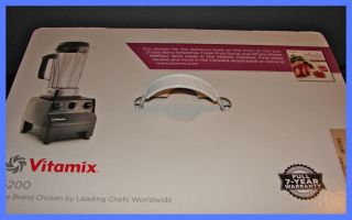 New BLACK Vitamix 5200 Blender Juicer Recipe Book & DVD