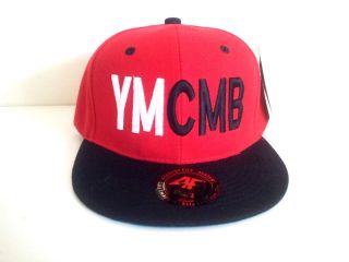 YMCMB (Young Money Cash Money Billionaires) Red/Black Snapback Cap