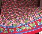   Sonoma Pomegranate Provence Tablecloth Round Blueberries Gingham