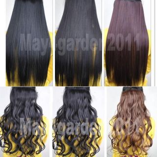 blonde clip in hair extensions wavy in Womens Hair Extensions
