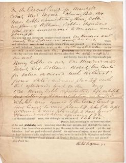 1864 Marshall Co WV Documents, Henry, Amos Dobbs (2)