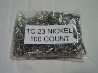 100 Lionel TC 23 Nickel Rivets to repair Lionel couplers on Lionel 