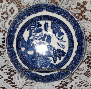 Johnson Brothers Bros. Blue Willow Saucer MADE IN ENGLAND