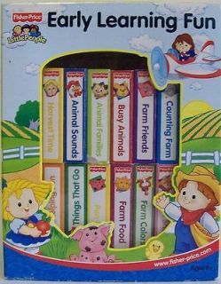   Little People Early Learning Fun 12 Board Books in a keepsake box