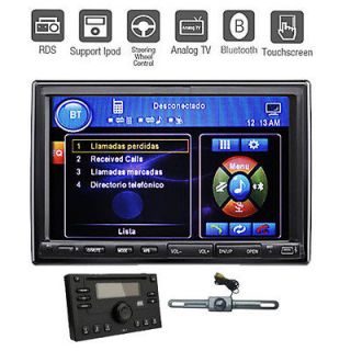 Bluetooth Anti Theft CAR In Deck DVD Player CD Radio Touchscreen TV 