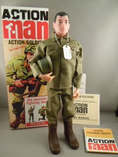 ACTION MAN   40th ACTION SOLDIER   with Black Painted Hair   BOXED