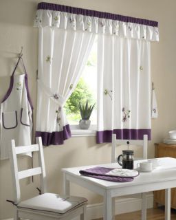 purple kitchen curtains in Curtains, Drapes & Valances
