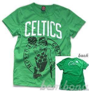 Boston Celtics Clover Vintage Baby Doll Tshirt M or L