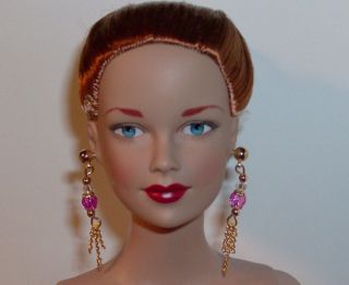 OOAK Doll/Bratz/Barbie/Tonner/Fairy  Earrings  U Pick Color