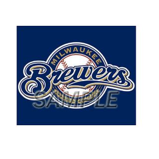   BREWERS T SHIRT IRON ON TRANSFER 3 SIZES FOR LIGHT & DARK FABRIC