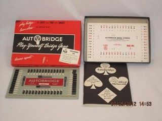   Pocket AutoBridge *Solitaire Bridge Game by A. Sheinwold* in Box VG