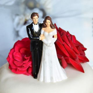 Vintage Bride and Groom Cake Topper Top Wedding