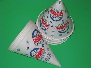 25 Snow Cone Cups 6oz Sno Kone Icee Concessions