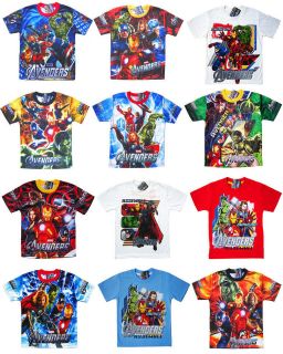   Movie Marvel Thor Iron Man Boys Kids T Shirt Top Clothes New CHOOSE
