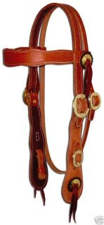 Harness leather Old Timer western bridle headstall