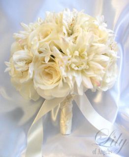 silk wedding bouquet in Wedding Supplies