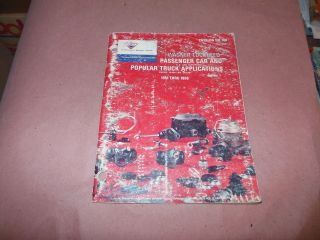 1950s 1966 WAGNER LOCKHEED BRAKE PARTS ORIGINAL 103 PAGE PARTS BOOK 