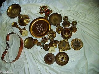 lots of BRASS Ashtrays, Norman Rockwell, Vase, Copper, Montana 