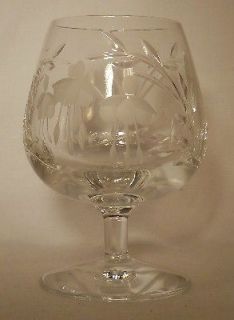 STUART Crystal CASCADE pattern Brandy Goblet or Glass 5 1/8