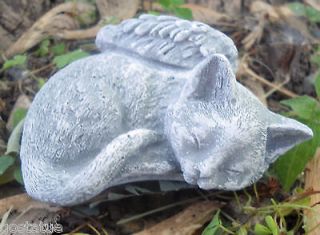Slightly used latex only angel cat mold plaster concrete casting 
