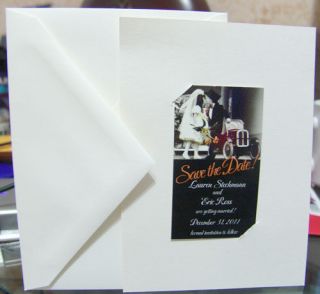 Holders and Envelopes for Wedding Invitation Save the Date Magnets