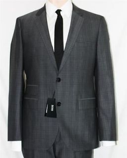 995 Hugo Boss The Sweet4 / Sharp6 Size 40R (50 EU) Suit in Gray 