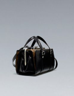 Zara MINI BOWLING BAG WITH CLASP FASTENING   Ref. 8334/104 (NEW)