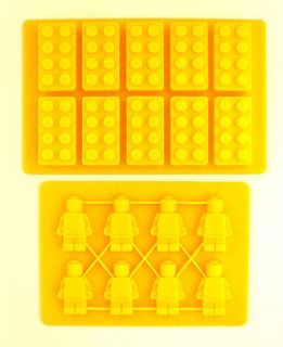 LEGO BRICK AND MINIFIGURE ICE CUBE CHOCOLATE MOULD sent 1st class