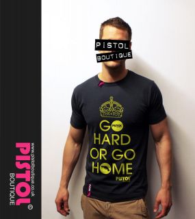 SALE Pistol Boutique unofficial Go Hard or Go Home Will.I.Am t shirt 