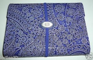 PAISLEY FLORAL EMBOSSED FAUX LEATHER 13 POCKET COUPON ORGANIZER EXPAND 