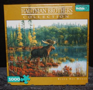 HAUTMAN BROTHERS COLLECTION ~BLACK BAY MOOSE~ Jigsaw Puzzle
