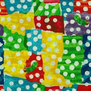4m NEW   THE VERY HUNGRY CATERPILLAR PATCH , CHILDRENS COTTON FABRIC 