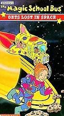 The Magic School Bus Gets Lost in Space VHS Scholastic Kid Vision 