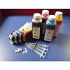 Brother MFC 845CW 885CW LC 51 Ink + 16oz Refill kit set