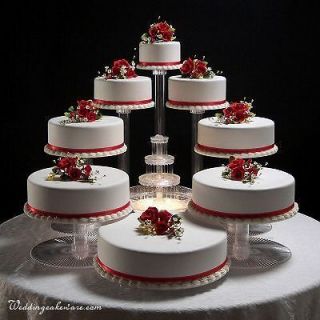 TIER CASCADE WEDDING CAKE STAND STANDS SET