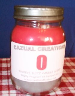 Cazual Creations Soy Candles   16 oz.  Five Scents Available