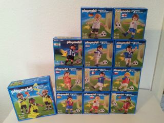 Playmobil Football Teams Figures Building Complete sets (High 