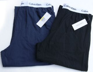 Calvin Klein Pajama Lounge Pants Mens Logo Waistband New W/Tags 100 