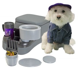  Pet Car van suv truckTravel Dog cat no spill water  food DISH w/cover