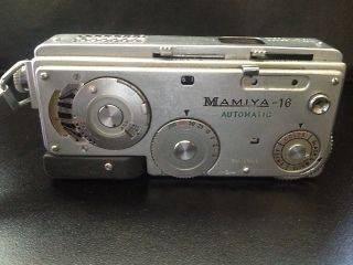 Vintage Mamiya 16 Automatic Camera Made in Japan